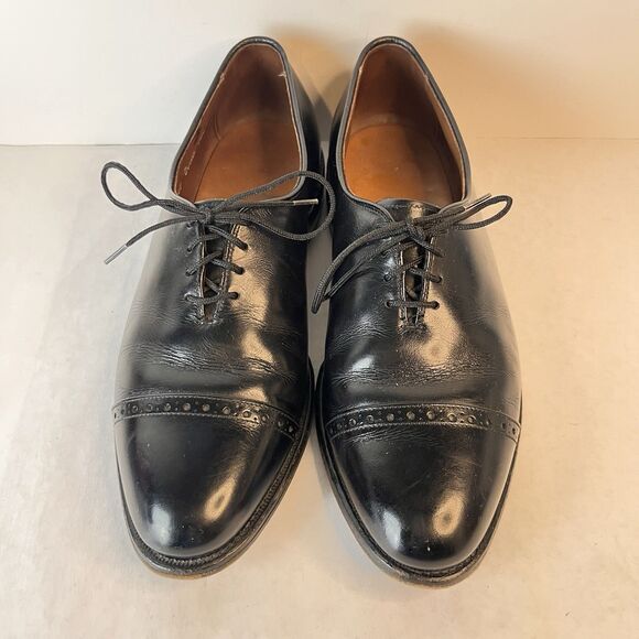 Allen Edmonds Ashton Black Cap Toe Oxford Dress Shoes Men’s Size 7D USA Leather main image 7